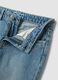 Light blue pure cotton flare jeans_1