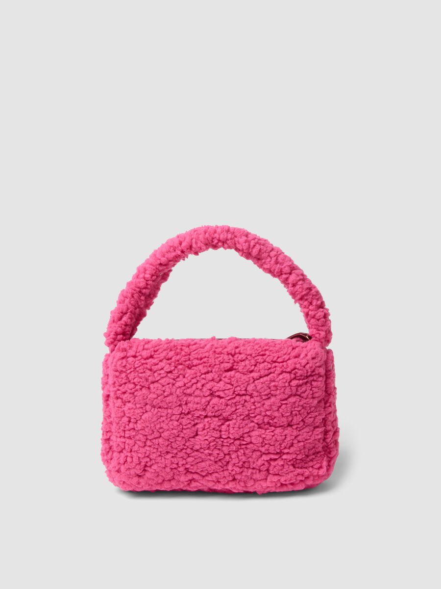 Pink bag with short handle_2