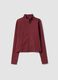 Red fitted full-zip jacket in stretch fabric &ndash; ALTAVIA STUDIO_4