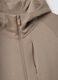 Breathable beige full-zip in 2-way stretch fabric_5
