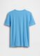Child's blue pure cotton T-shirt regular fit with logo_1
