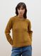Yellow ribbed stretch wool jumper, regular fit_2