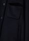 Blue wool-viscose blend over-fit coat with buttons_1