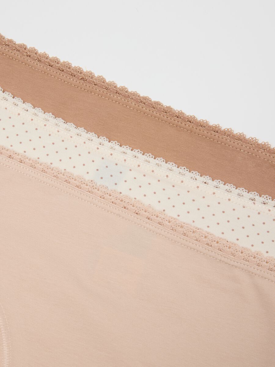 Tripack multi-colour stretch cotton regular fit briefs_5