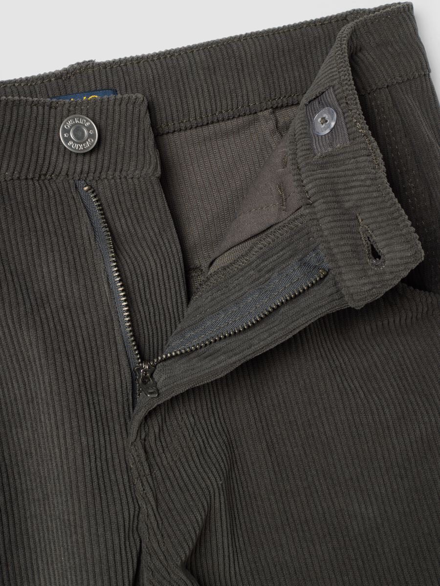 Grey corduroy over-fit carpenter trousers_2