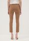 Brown stretch viscose slim-fit leggings_2