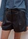 Shorts marroni regular fit con vita elasticizzata_3