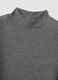 Grey ribbed lyocell and wool blend T-shirt, regular fit_1
