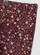 Leggings viola skinny in cotone organico elasticizzato con fantasia floreale_2