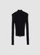 Full-Zip Ribbed Knit Black_1