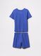 Blue set with T-shirt and shorts_2