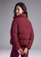 Red padded jacket with zip and high neck ALTAVIA STUDIO_2