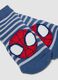 عبوة من زوجين من الجوارب الزرقاء المانعة للانزلاق من القطن العضوي بطبعة MARVEL سبايدرمان_1