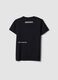 Black pure cotton Minecraft print T-shirt for boys_4