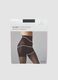 Black semi-sheer stretch tights with shaping effect_0