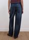 Blue balloon-fit pure cotton jeans_2