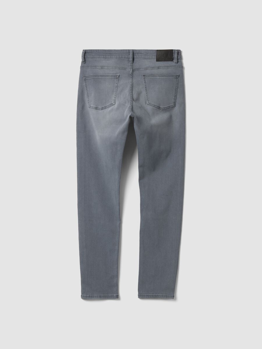 Men&rsquo;s grey skinny-fit stretch cotton jeans_5