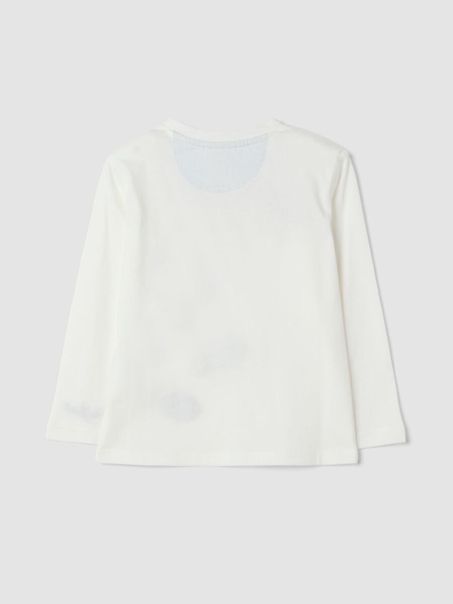 Off-white organic cotton crew-neck T-shirt_1