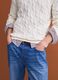 White wool-blend cable-knit turtleneck jumper, regular fit_3