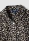 Abito animalier in puro cotone con colletto regular fit_2