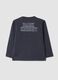 Blue pure cotton Batman print oversized T-shirt_1