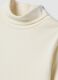 T-shirt bianca a dolcevita in puro cotone organico_2