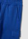 Blue pure cotton jogging set with oversized crew neck fit_3