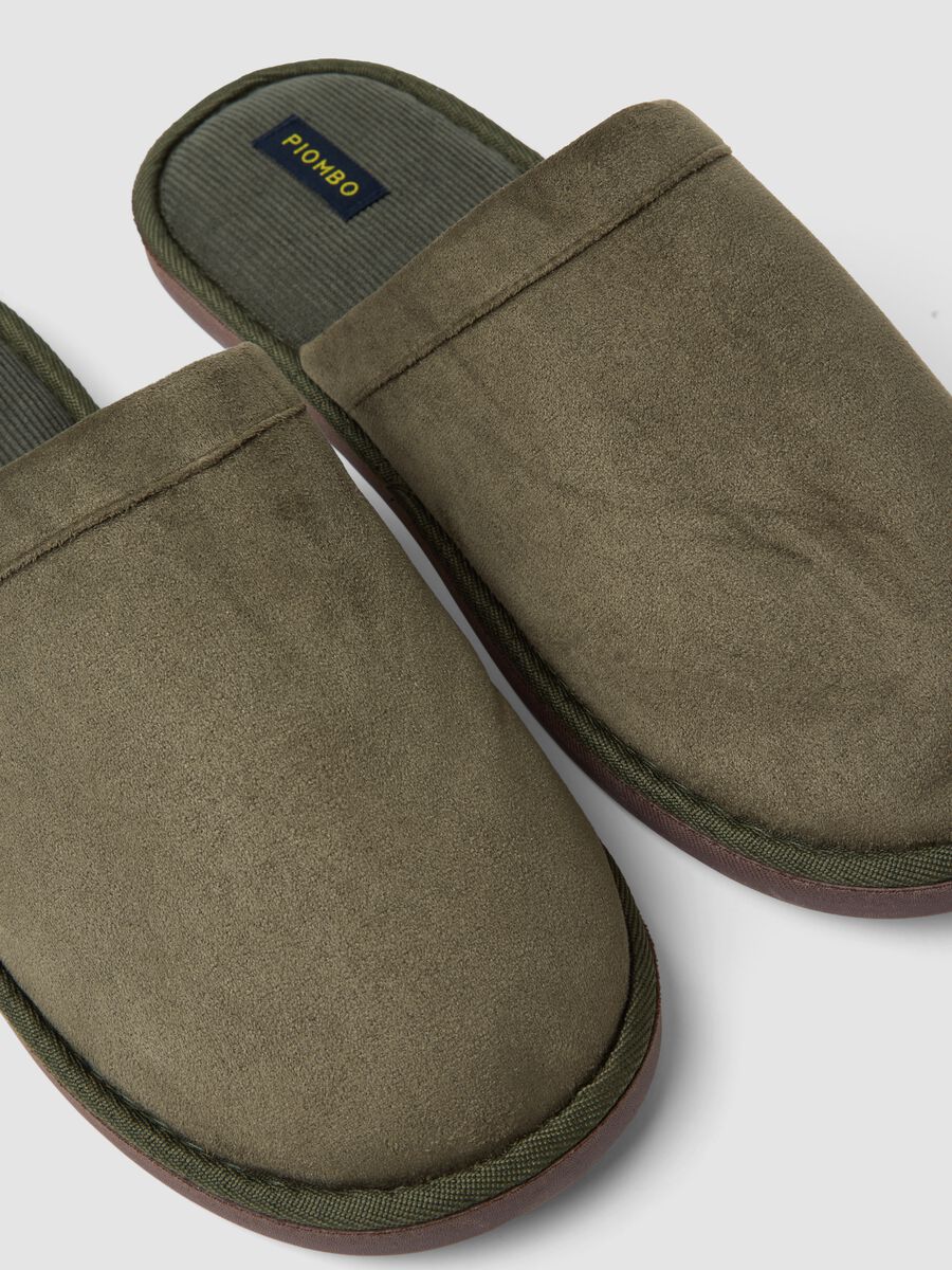 Green lined house slippers_2