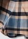 Blue checked stretch viscose skort_3