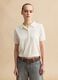 White pure wool polo neck regular fit sweater_2