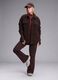 Brown sherpa shacket with buttons, relaxed fit &ndash; ALTAVIA STUDIO_0