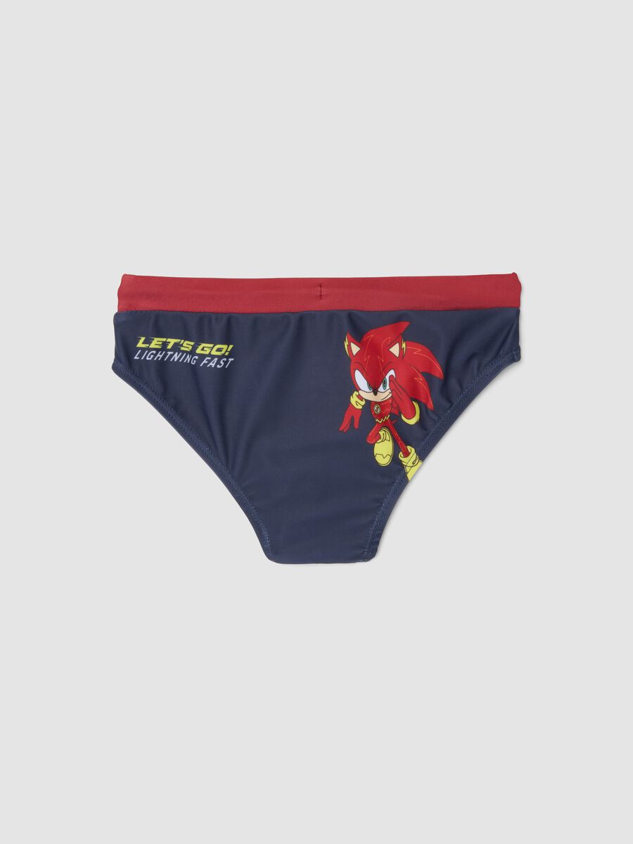 Blue stretchy swim briefs_1