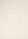 White organic stretch cotton baby bodysuit with bow_2