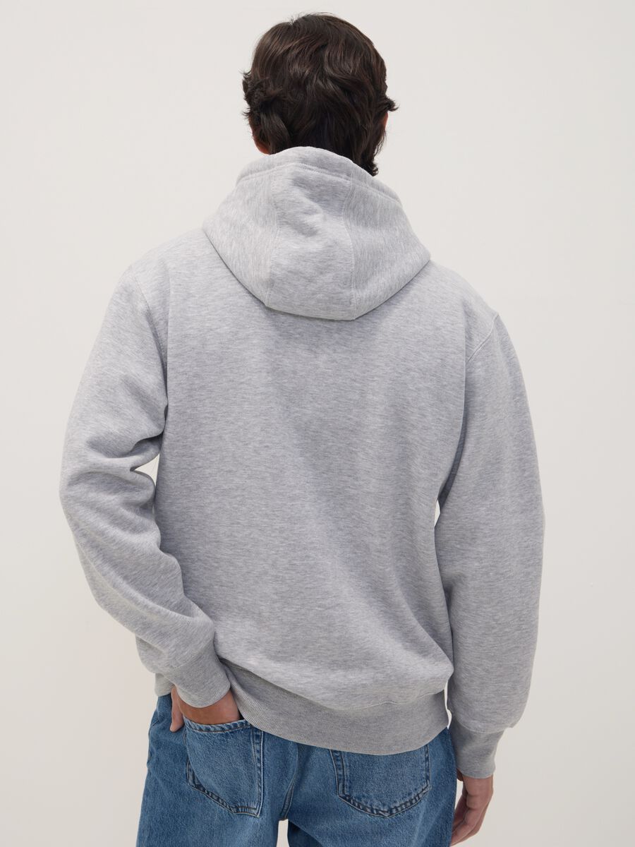 Grey cotton-blend hoodie with Jeep print, relaxed fit_3