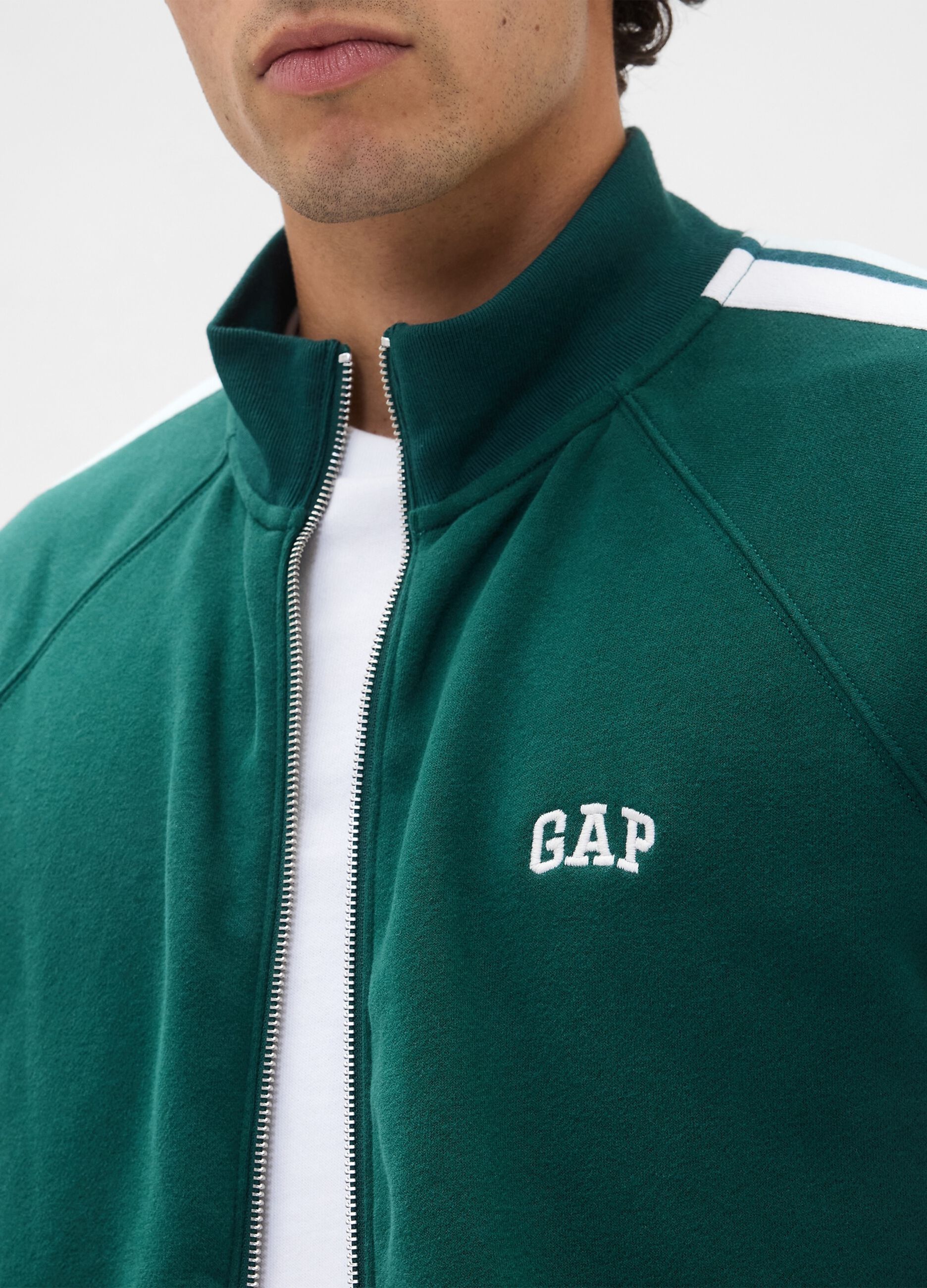 Green Full Zip Hoodie