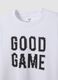 تيشيرت أبيض من قطن عضوي خالص بطباعة "Good Game" للأولاد_4