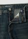 Dark blue straight-fit jeans in pure cotton_2