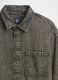 Green Long Sleeve Cotton Shirt_4