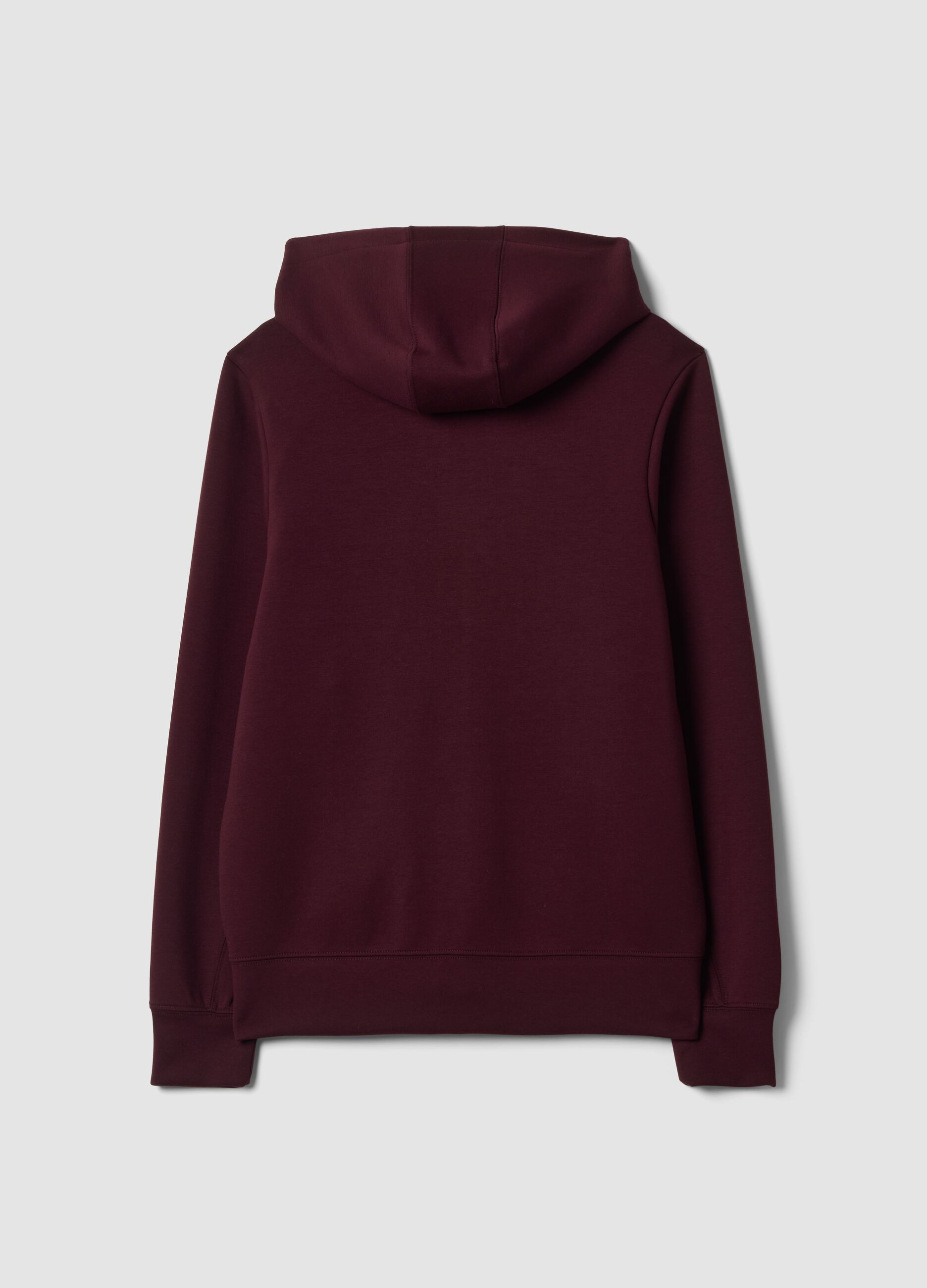 Breathable red full-zip in 2-Way Stretch fabric