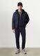 Blue Ultralight padded jacket, regular fit with zip_1