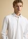 White slim-fit shirt in breathable stretch fabric with 4-way stretch_2