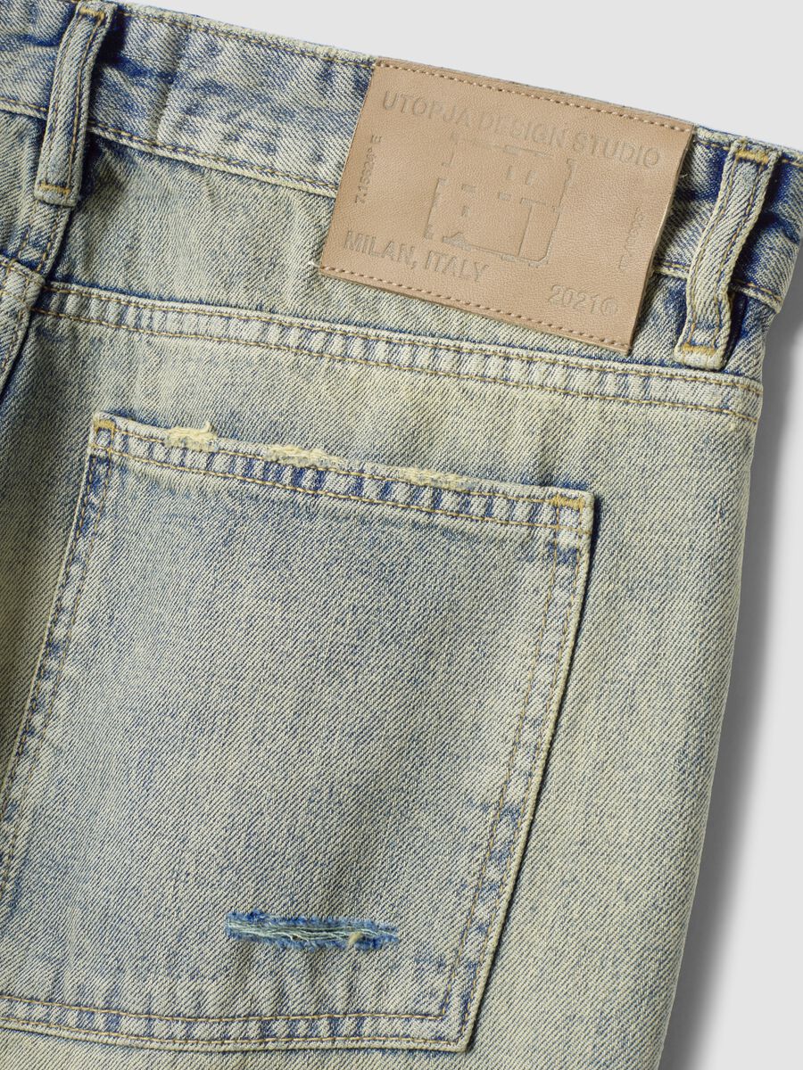 Vintage Light Blue Wide-Leg Denim_8