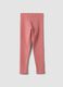Pink skinny-fit stretch organic cotton leggings_1