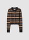 Multicolour regular-fit stretch wool cardigan_0