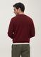 Maglia girocollo rossa in misto viscosa regular fit_3