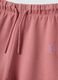 Pantaloni rosa polveroso in puro cotone regular fit_2