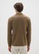 Brown pure cotton polo shirt regular fit_2