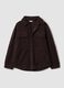 Brown sherpa shacket with buttons, relaxed fit &ndash; ALTAVIA STUDIO_6
