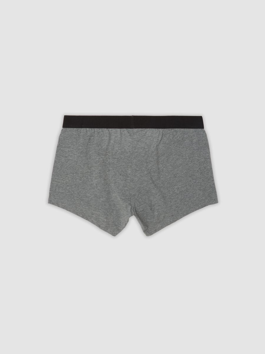 3-pack of black, grey marl and burgundy red stretch organic cotton boxers_1