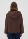 Brown cotton-blend parka jacket with hood and ribbed collar_3